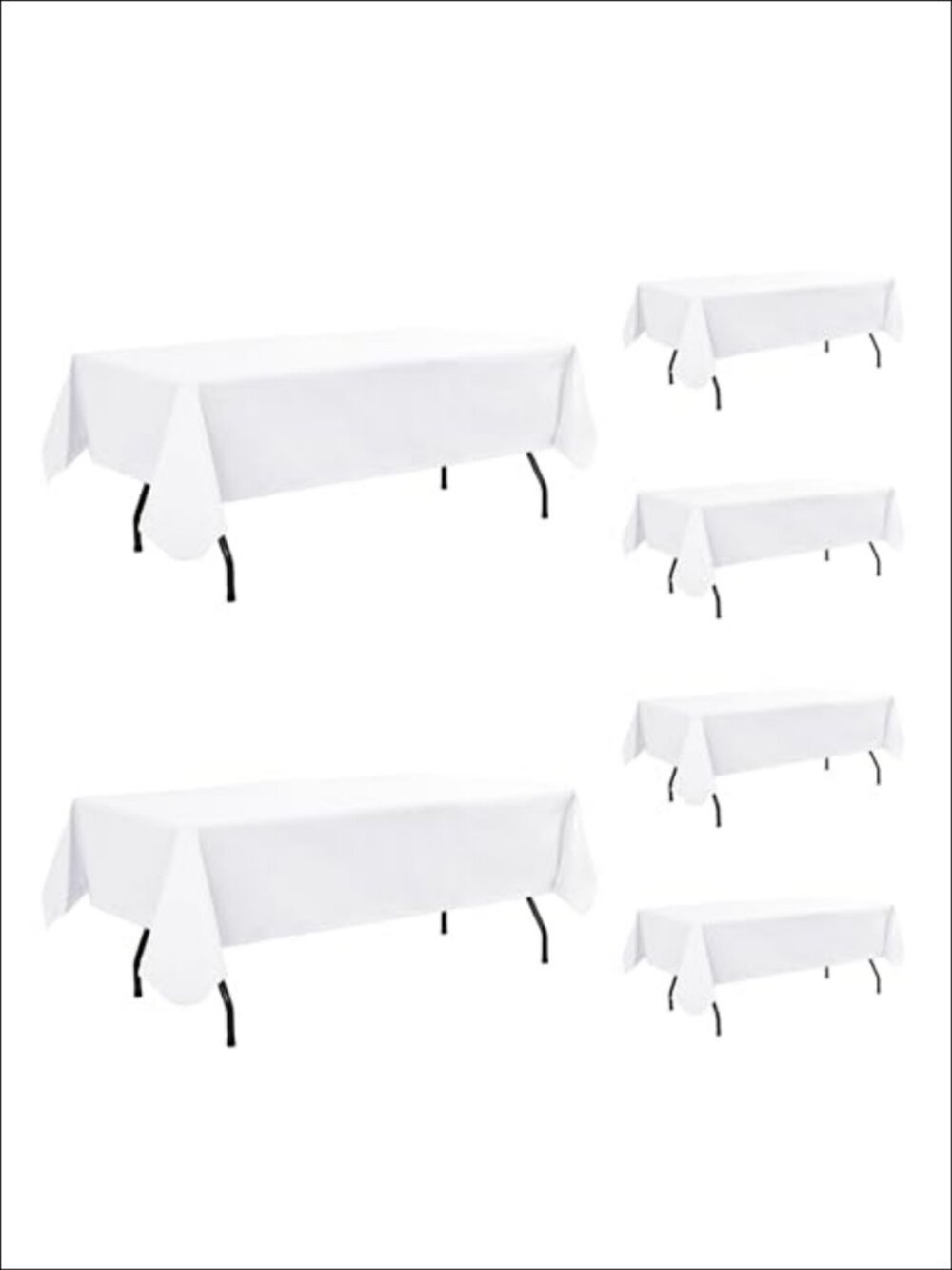 Vinyl Tablecloth with Flannel Backing Rectangle 6 Foot Table Cloth Waterproof